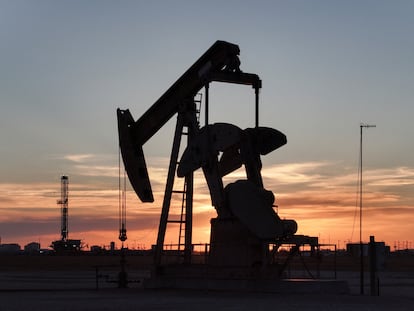 Un pozo petrolero al sur de Midland, Texas, en una imagen de esta semana.