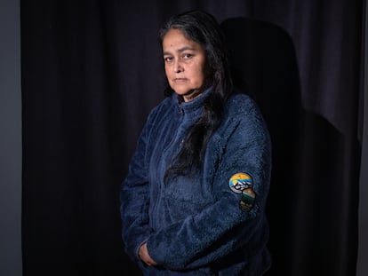 Ruth Reyes, madre a quien le robaron su hijo a través de las adopciones ilegales, en San Fernando, Chile, este 12 de junio.